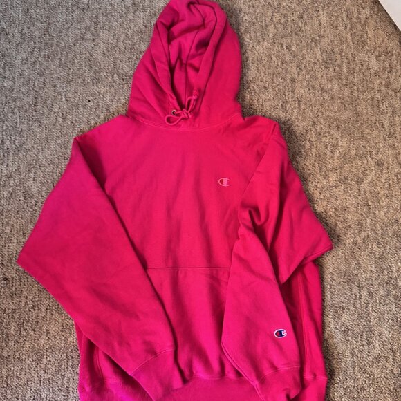 Hot Pink Champion Hoodie - Reverse Weave - Picture 1 of 1